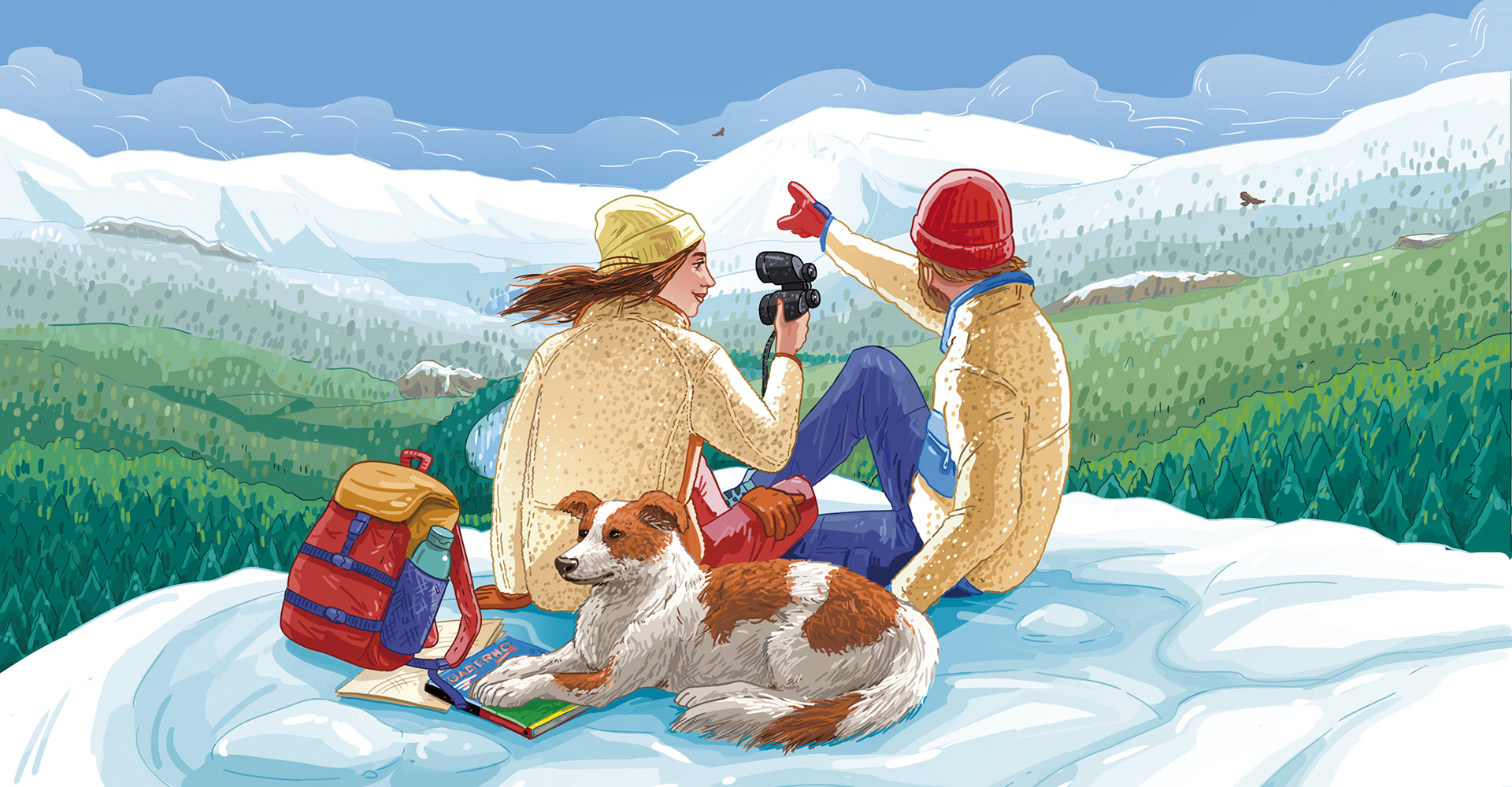 Ilustración de contra de Cuaderno de Invierno 4