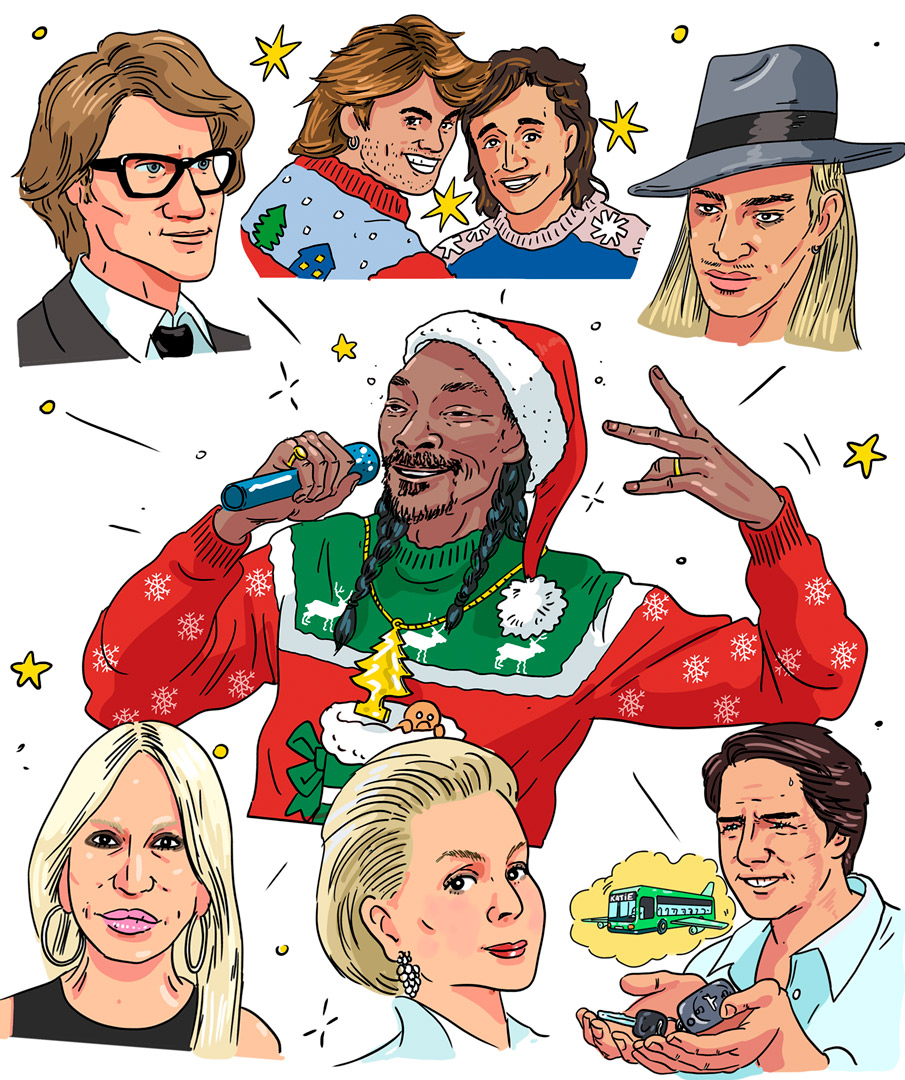 Ilustración de personajes que aparecen en Cuaderno de Invierno 5