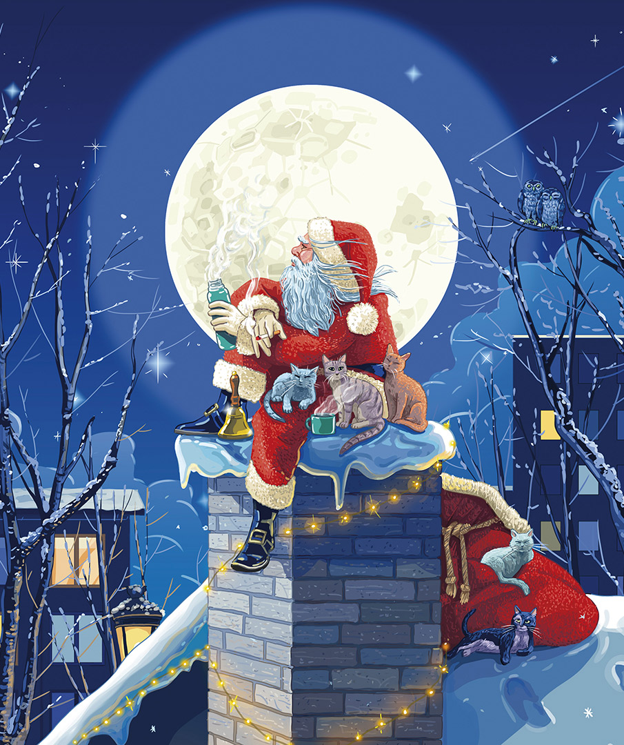 Detalle de ilustración de portada de Cuaderno de Invierno 5